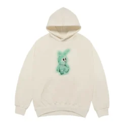 Áo Hoodie Retro Rabbit Kem