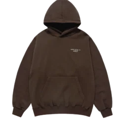 Áo Hoodie Basic Logo Napping Nâu