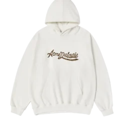 Áo Hoodie Cursive Logo Kem