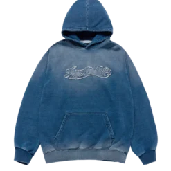 Áo Hoodie Zurry Denim Effect Xanh navy