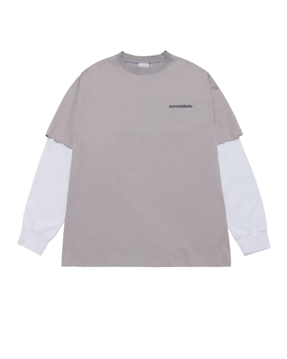 Áo Thun Dài Tay Double Layer ADLV Xám