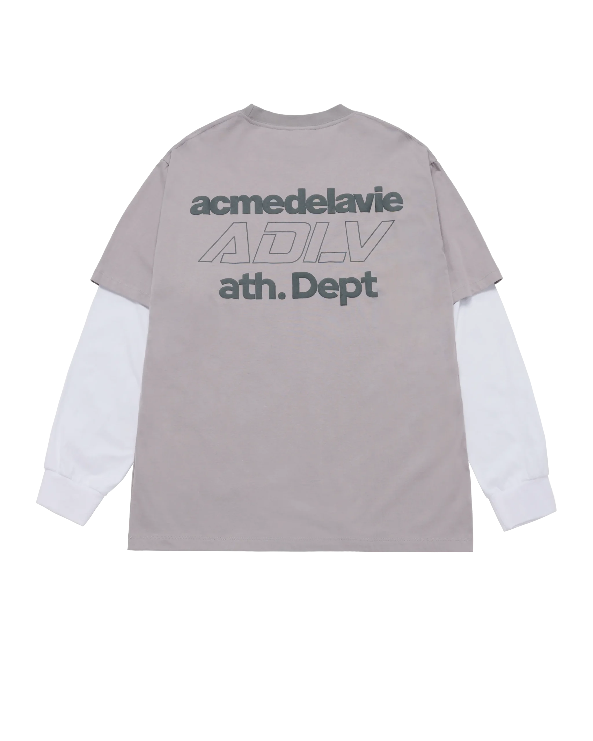 Áo Thun Dài Tay Double Layer ADLV Xám - Ảnh 7