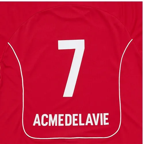 Áo Thun Coloring Piping Football Jersey Đỏ - Ảnh 5
