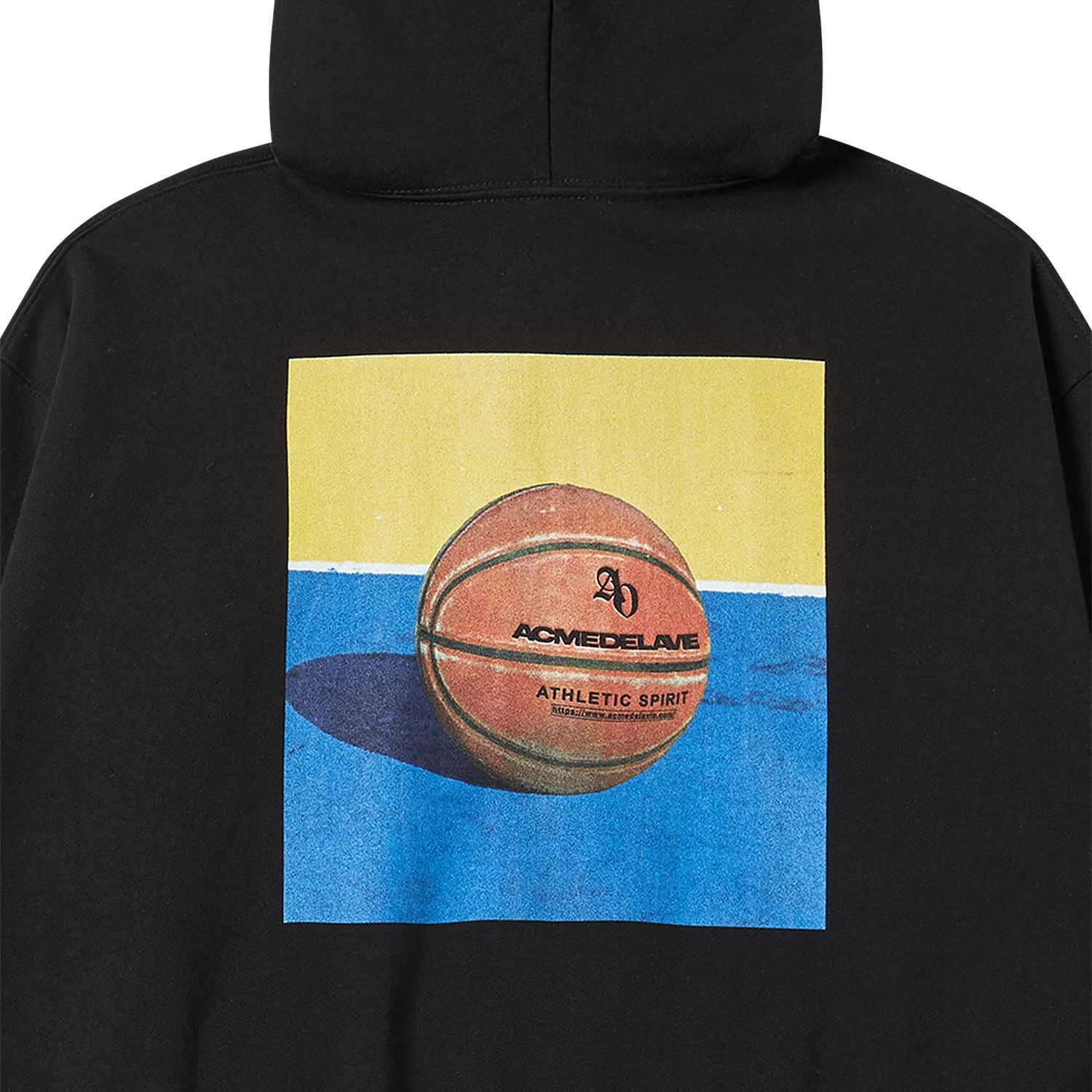 Áo Hoodie Kéo Khóa Square Basket Ball Đen - Ảnh 5