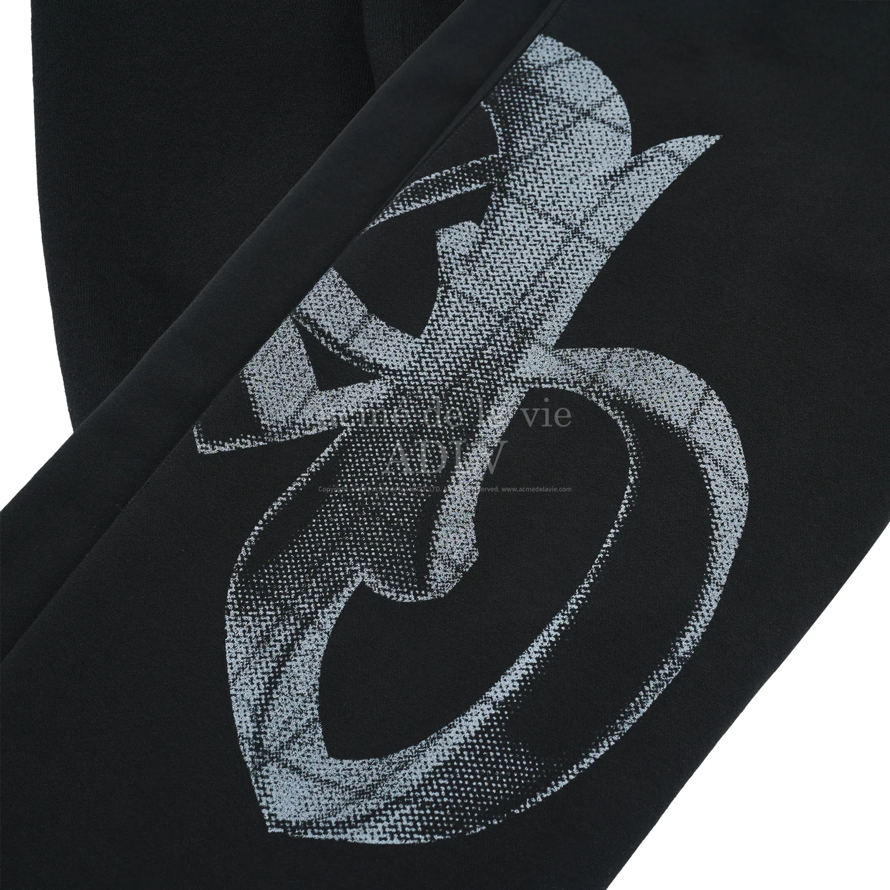Quần Nỉ Halftone Symbol Đen - Ảnh 6